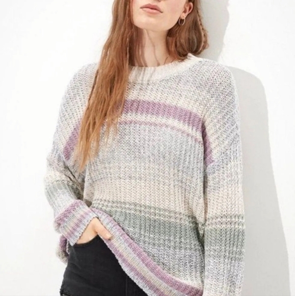 AMERICAN EAGLE CHUNKY KNIT SWEATER, SZ XS - Picture 4 of 10